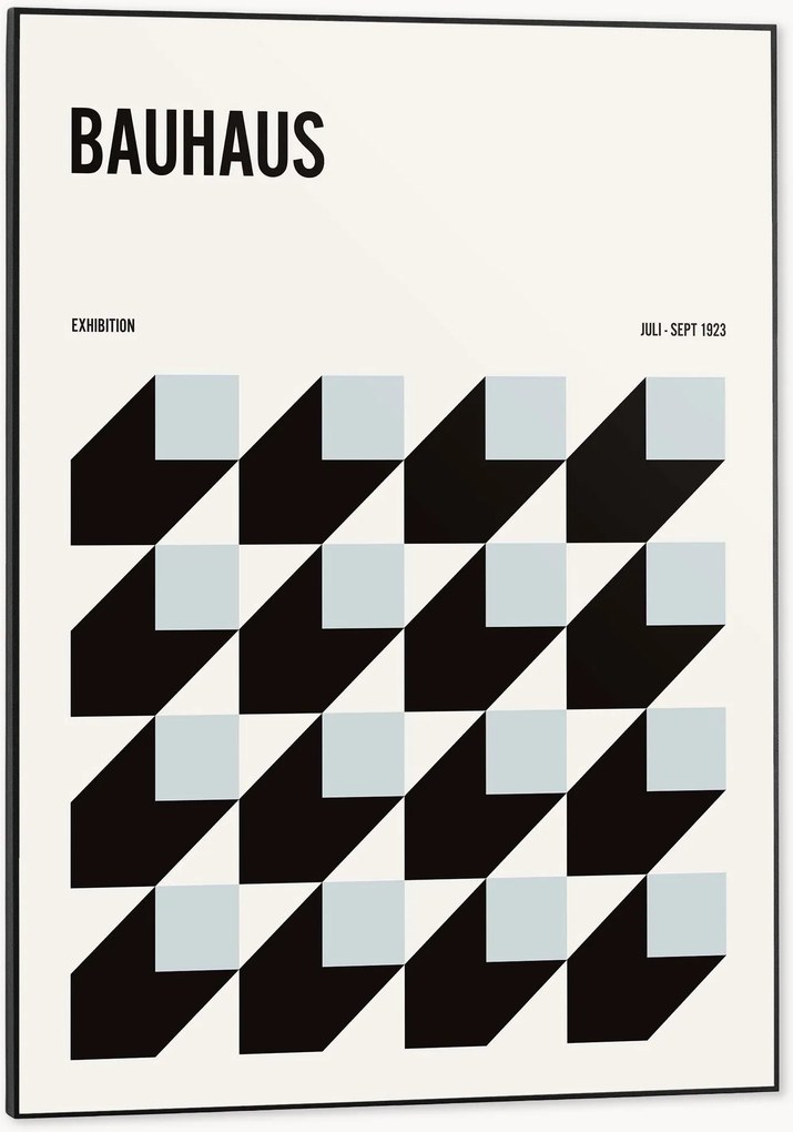 Impressão digital emoldurada Bauhaus