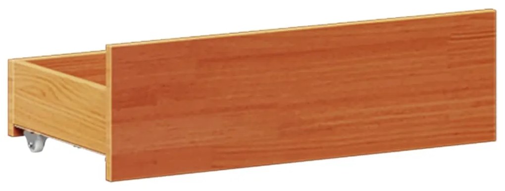 Cama com estante sem colchão 150x200 cm pinho maciço