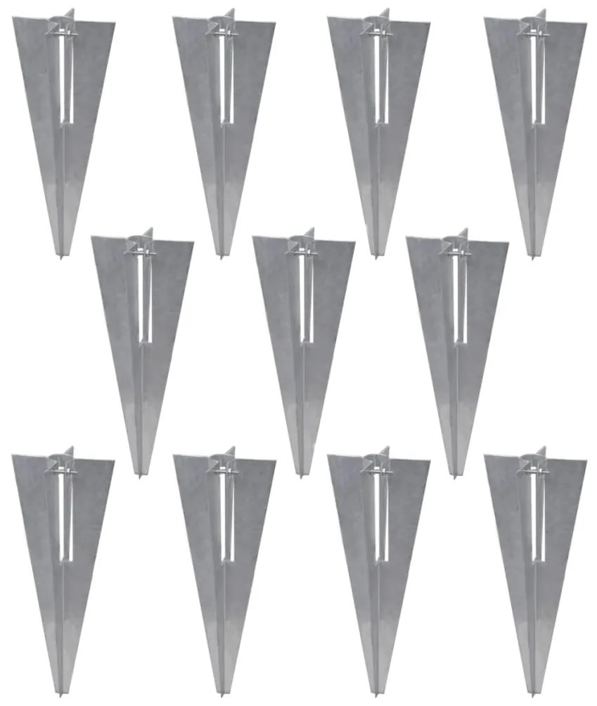 Cerca de arame com postes/espetos 25x1 m aço galvanizado