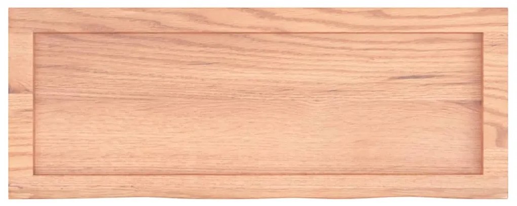 Prateleira de parede 80x30x(2-4) cm carvalho tratado castanho