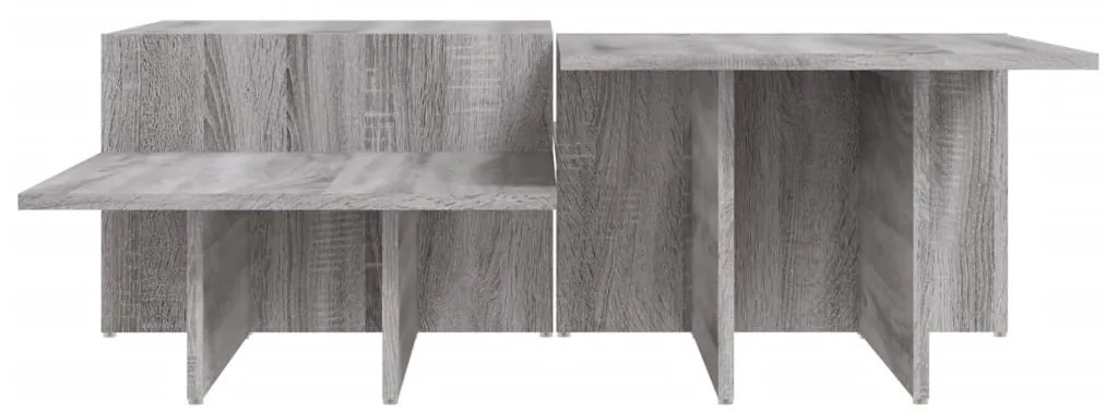 Mesas de centro 2 pcs derivados de madeira cinzento sonoma