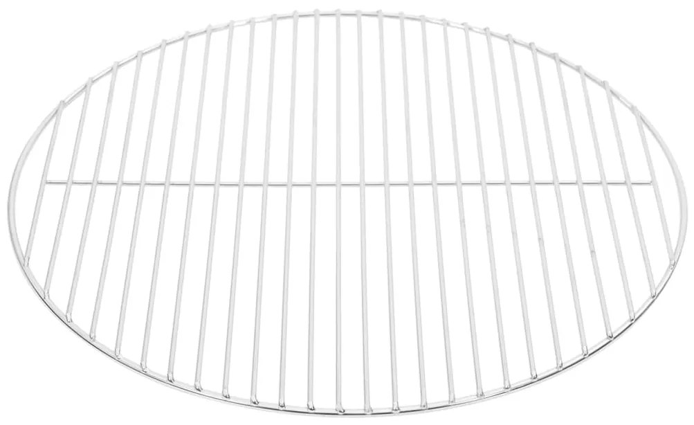 Grelha para churrasco redonda Ø50 cm aço inoxidável 304