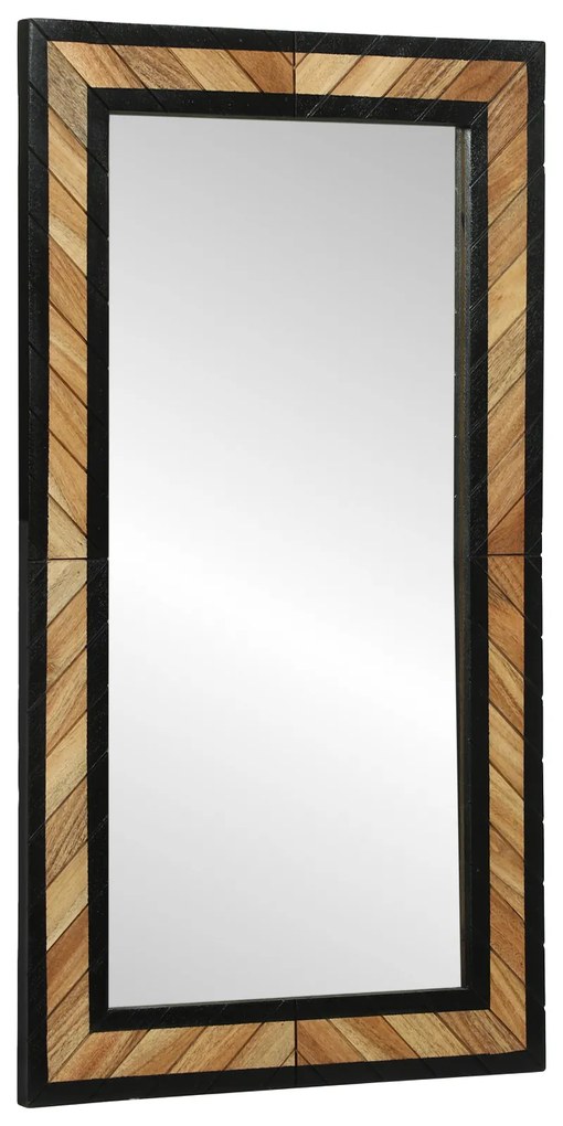 vidaXL Espelho 90x2x50 cm Madeira Sólida de Acácia