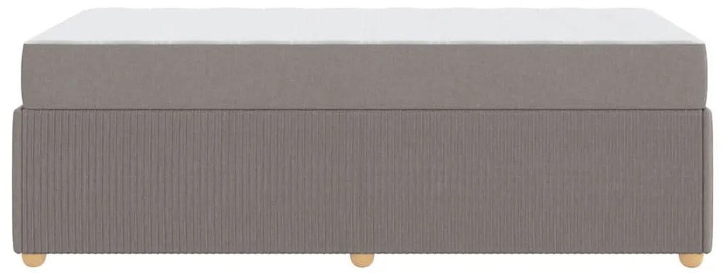 Estrutura da Cama Cinzento-acastanhado 90 x 190 cm tecido