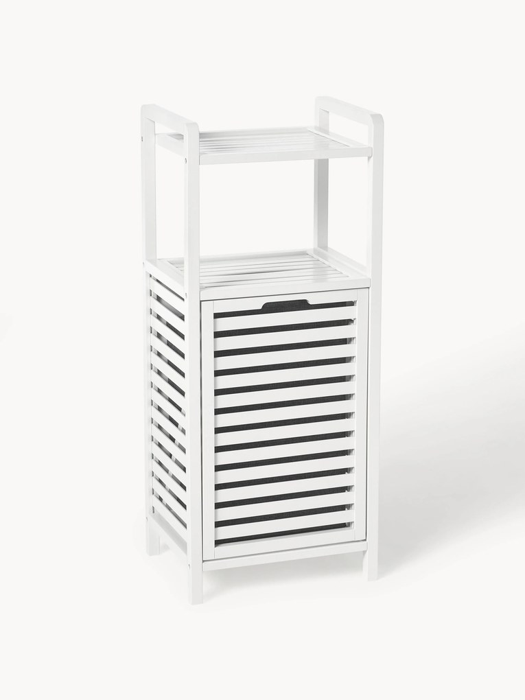 Estante para casa de banho com cesto para roupa suja Kit