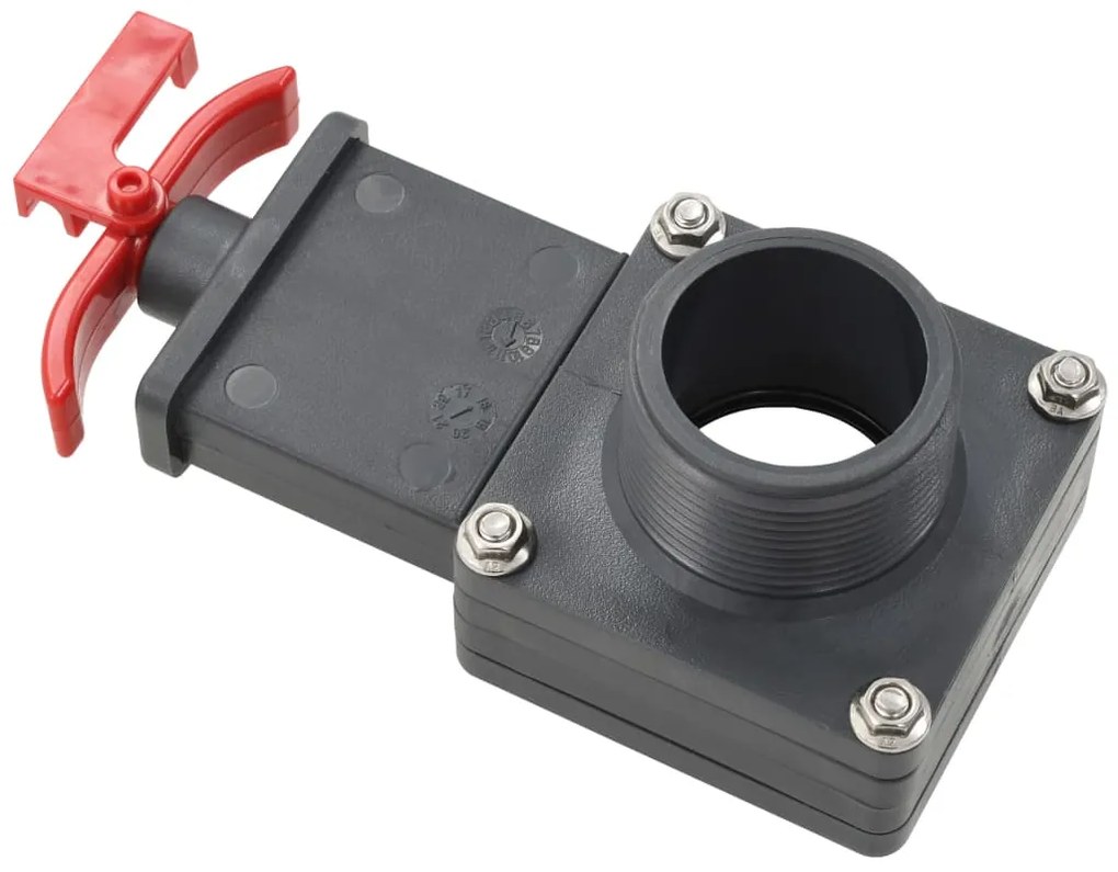 Válvula de regulação para piscina 2 pcs 38 mm