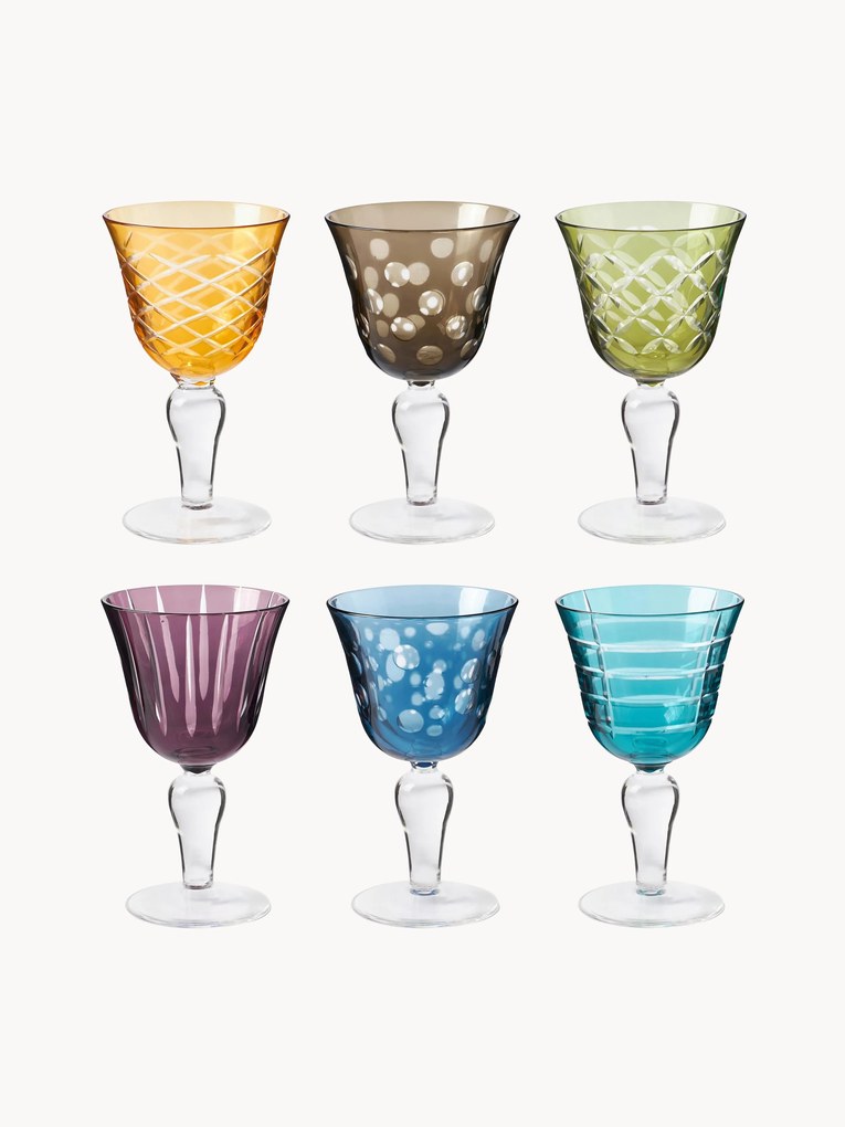 Copos de vinho Cuttings, conjunto de 6
