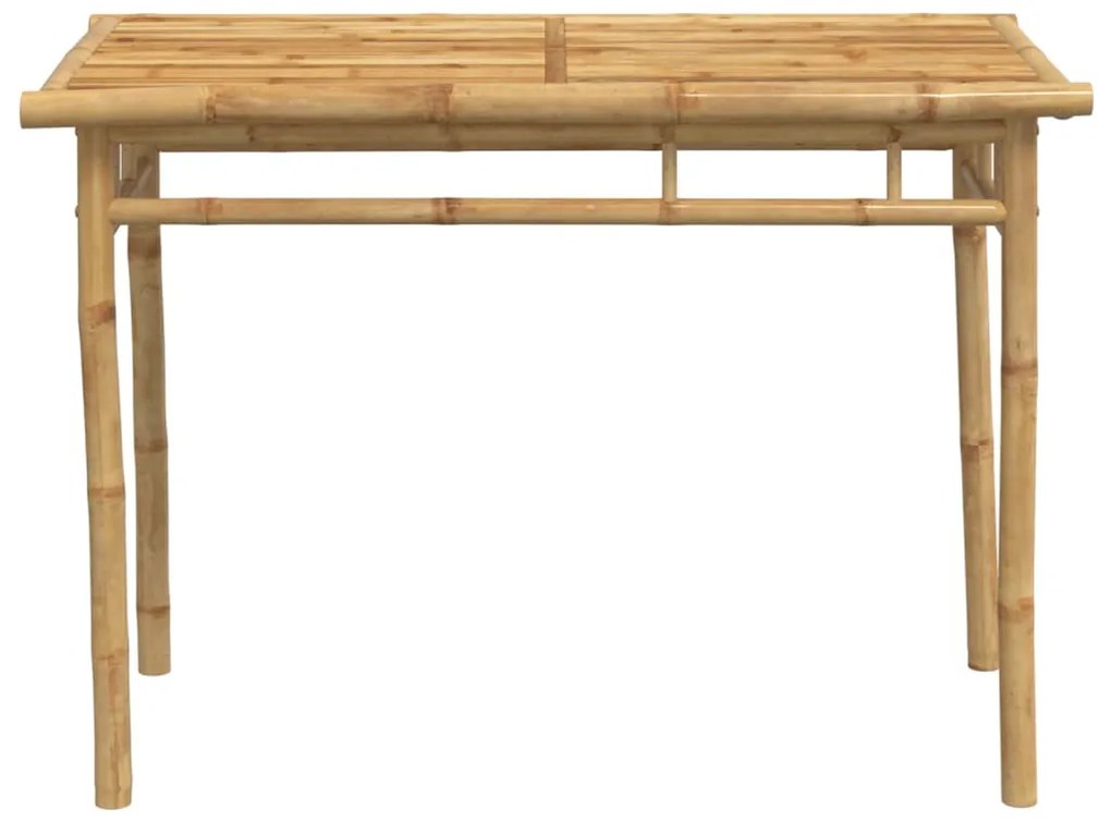 5 pcs conjunto de jantar para jardim bambu