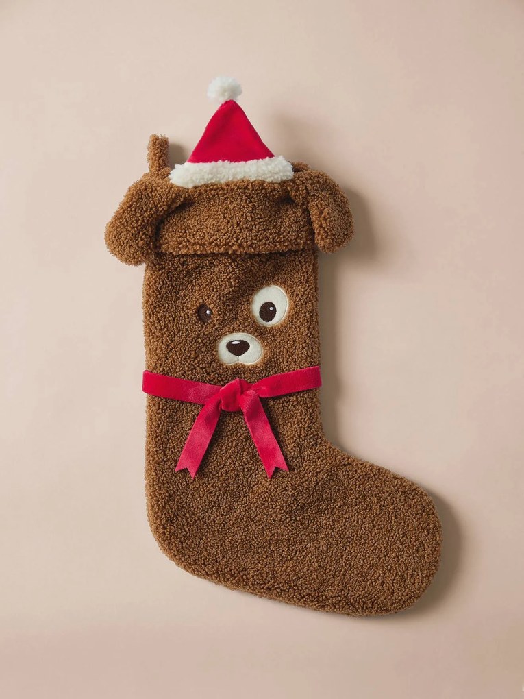 Meia de Natal para animal chocolate
