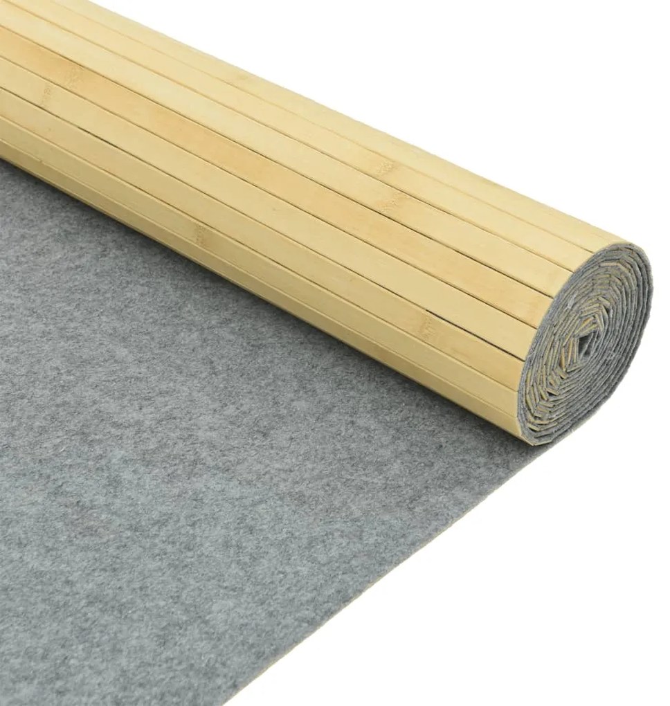 Divisória 165x600 cm bambu cor natural clara