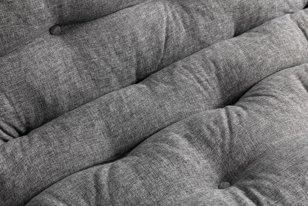 Sofá-cama de 3 Lugares Saki – Cinzento Claro – 185x82x92 cm