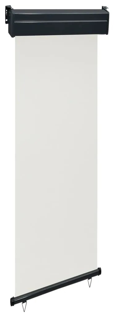 vidaXL Toldo lateral para varanda 60x250 cm creme