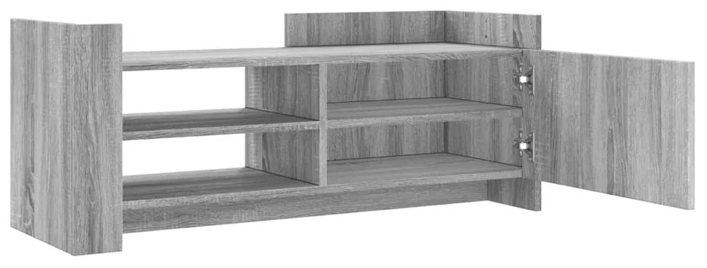 Móvel de TV 100x35x40 cm derivados de madeira cinzento sonoma