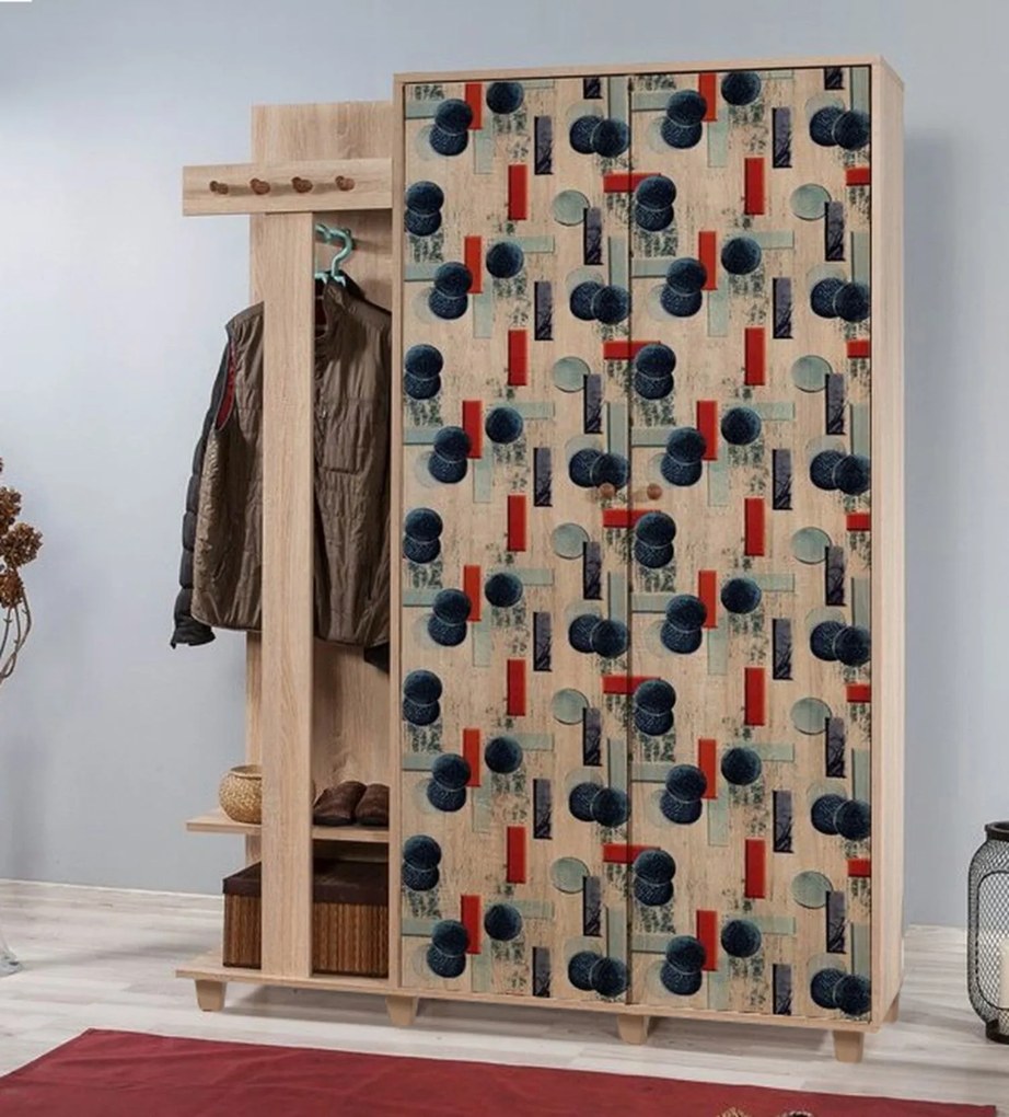**** Hall Stand Garmanto – Carvalho Sonoma – 135x192x36 cm

**