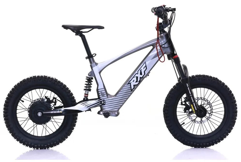 Bicicleta elétrica infantil 500W 18" Junior RXF EVO Cinzenta