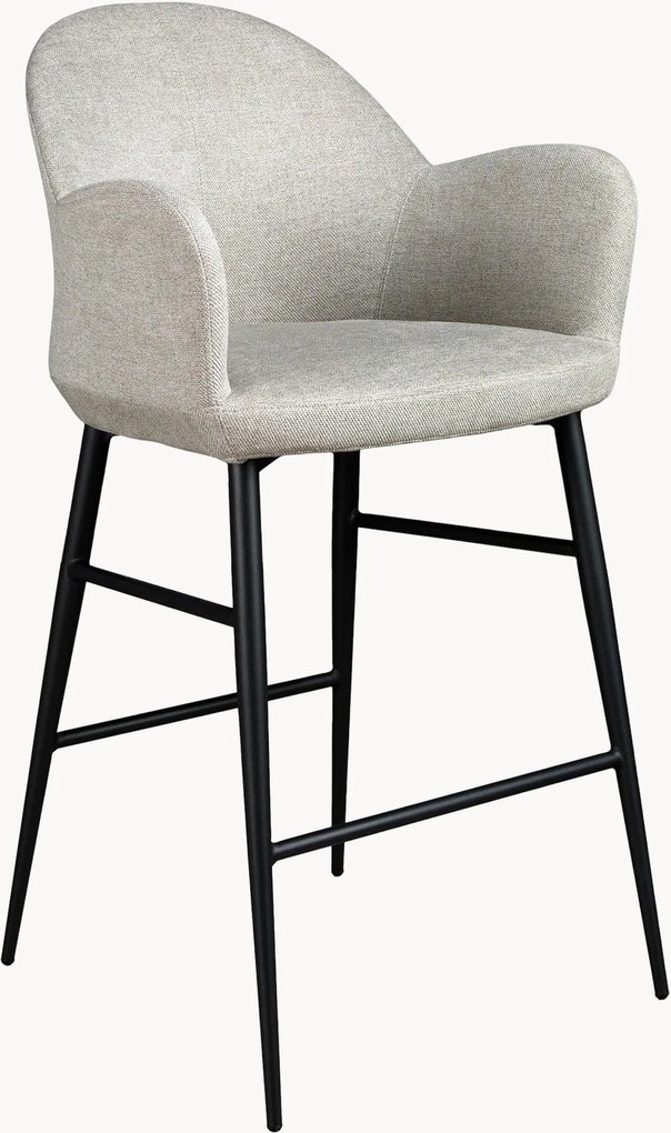 Cadeira de bar estofada com apoio de braços Xenxo