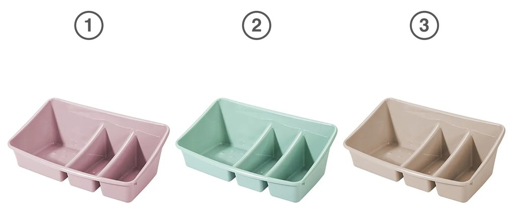 Caixa Esfregão Plástico Multicor 23X13.5X8cm