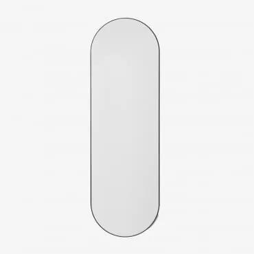 Espelho de Parede (50x160 cm) Nuseiva Preto - Sklum