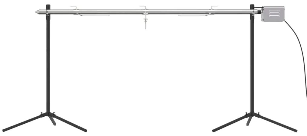 Grelhador automático com motor 150x46,5x82,5 cm aço inoxidável