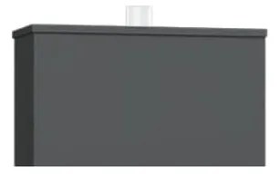 Mesa cabeceira 50x39x43,5cm derivados madeira carvalho castanho