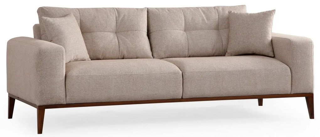 Sofá-cama de 3 Lugares Sinor – Bege – 225x92x75 cm