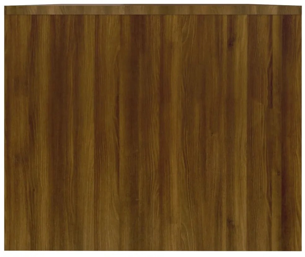 Mesa de centro derivados de madeira carvalho castanho