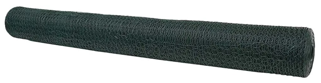 Cerca Hexagonal Cinza Verde 1.2 x 50 m Aço