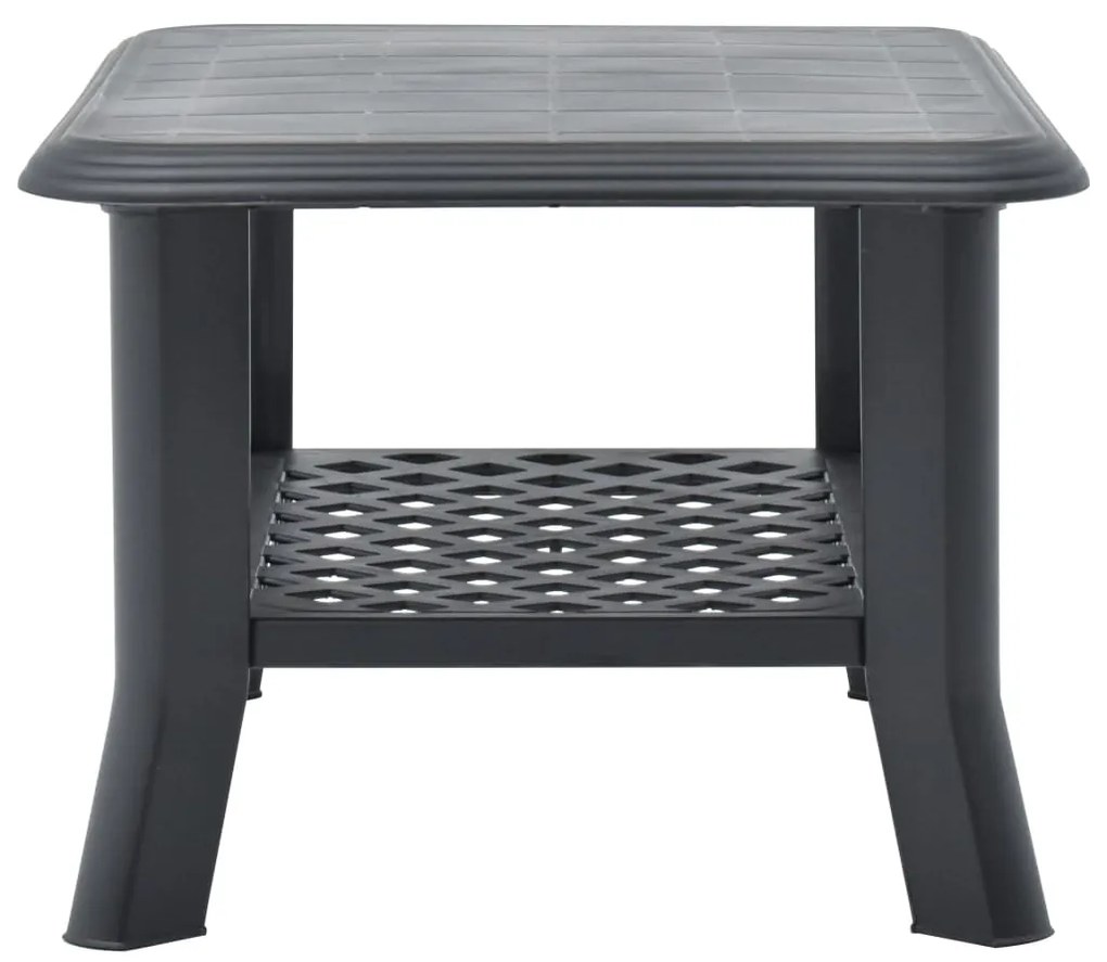 Mesa de centro 90x60x46 cm plástico antracite