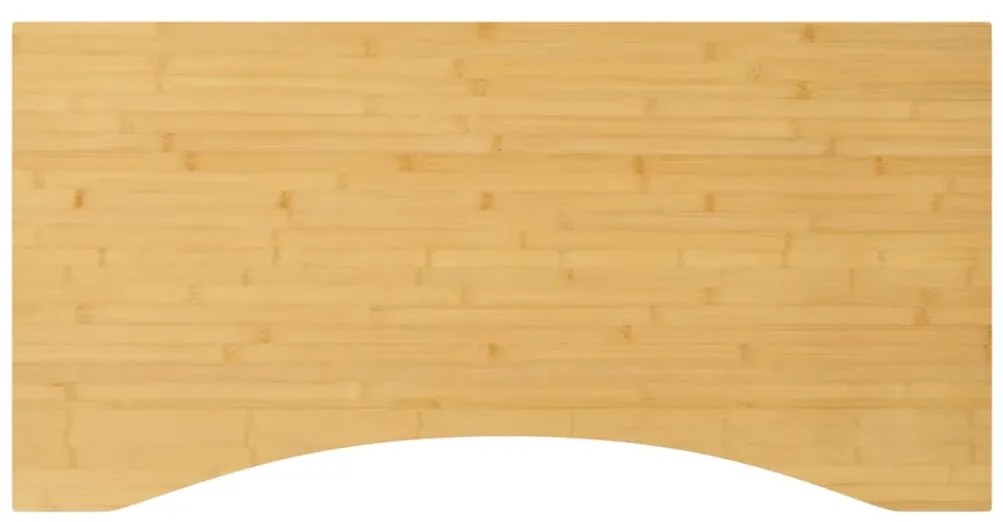 vidaXL Tampo de secretária 100x50x2,5 cm bambu
