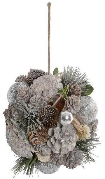 Bola decorativa DKD Home Decor Natal (14 x 14 x 14 cm)
