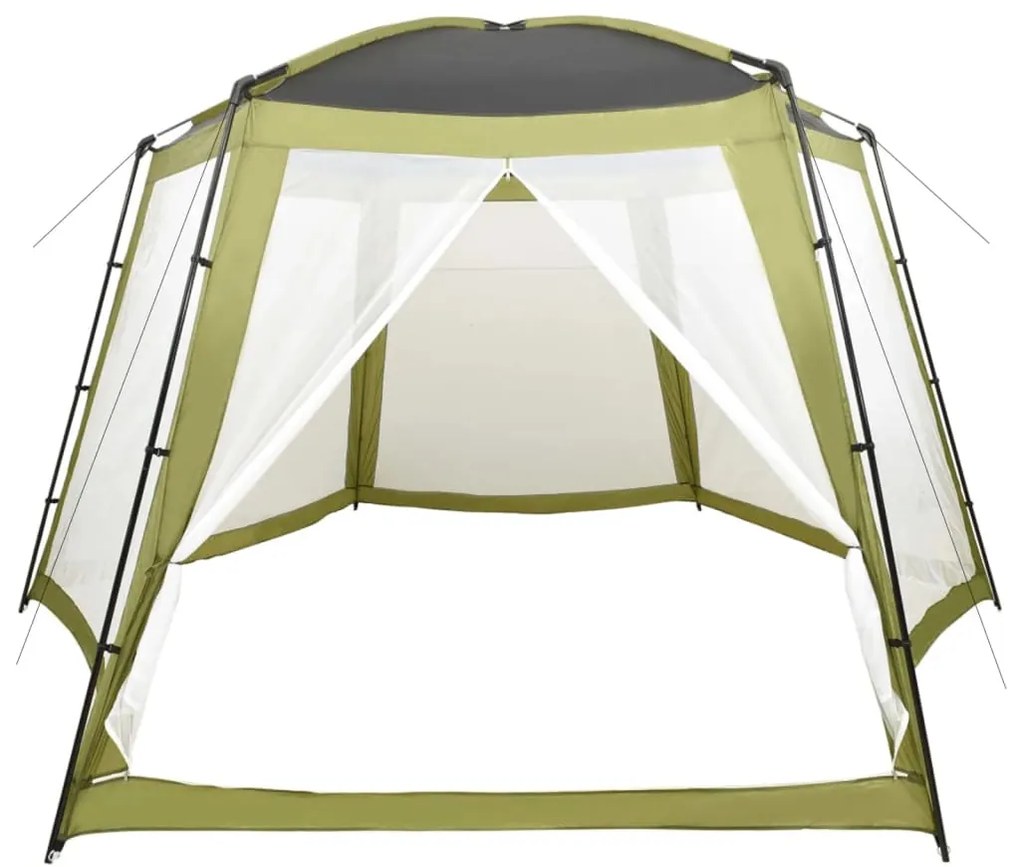 Tenda para piscina 500x433x250 cm tecido verde