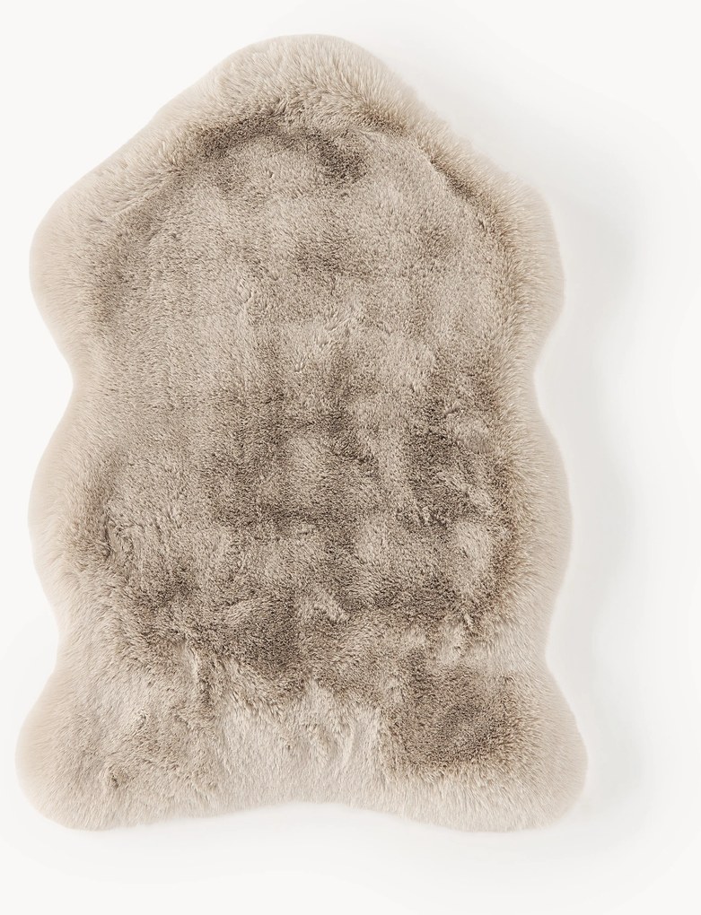 Tapete em pelo sintético artesanal Salla