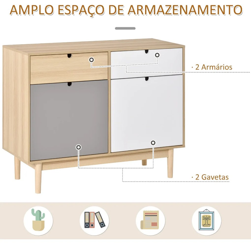Aparador Simón de 100 cm - Design Moderno