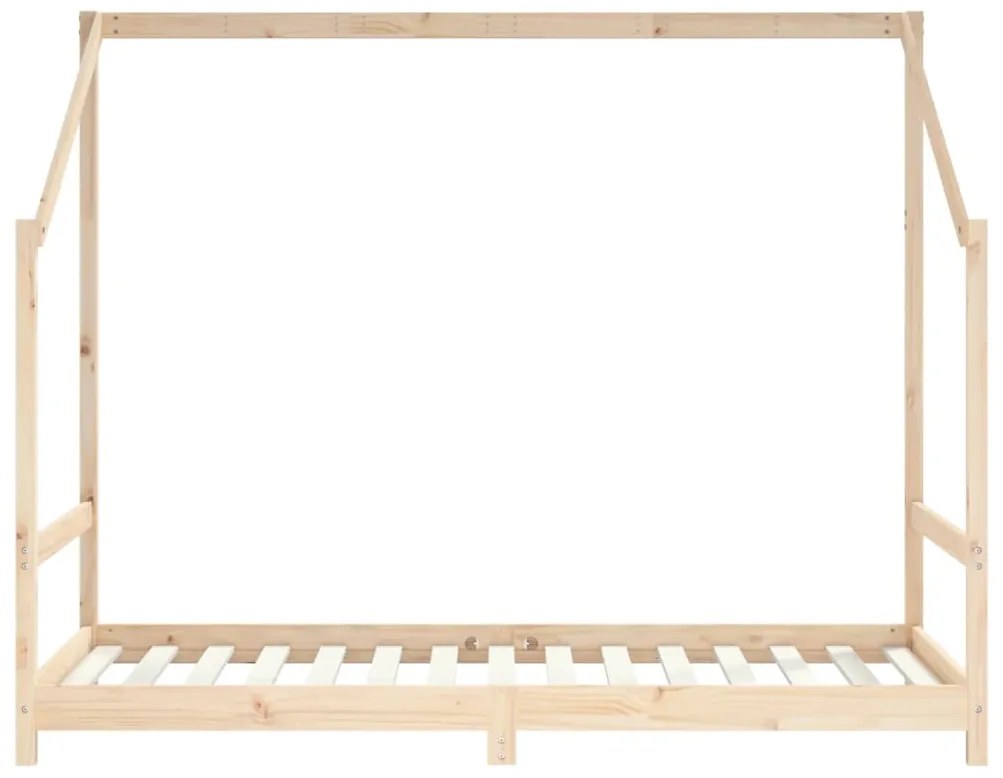 Estrutura de cama infantil 90x190 cm madeira de pinho maciça