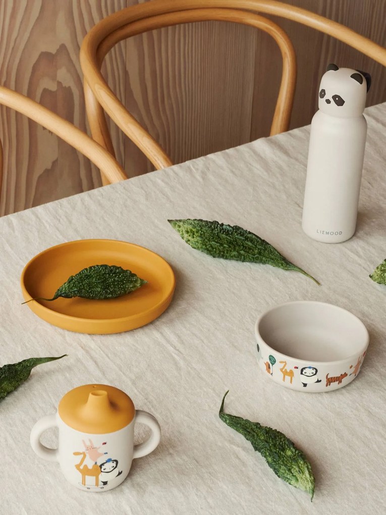 Conjunto de refeição Vivi - LIEWOOD amarelo