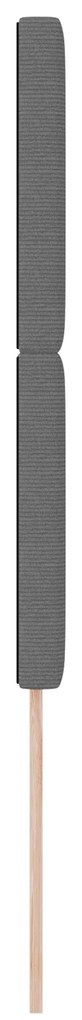 Cabeceira vidaXL Design Simples Cinza Claro 90 cm Tecido de Corduroy