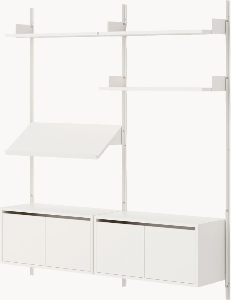 Estante de parede grande com armários Living