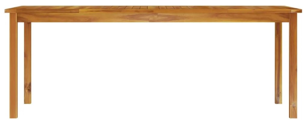Mesa de jardim 200x100x74 cm madeira de acácia maciça