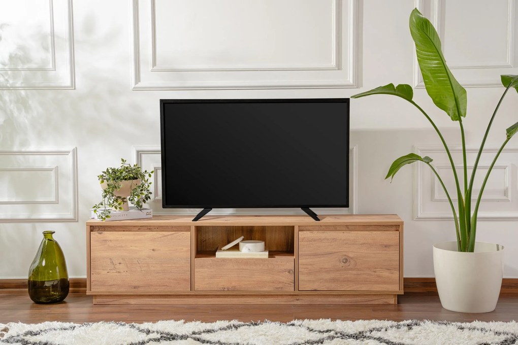 Móvel TV Vanguard – Pinheiro Atlântico – 160 cm x 42 cm x 29,5 cm