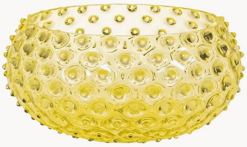 Taça de servir artesanal Hobnail