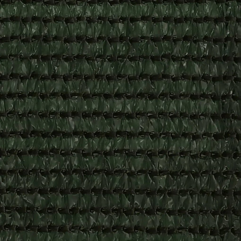 Tela de varanda 90x300 cm PEAD verde-escuro