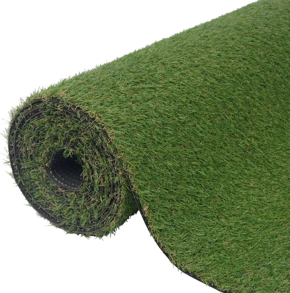 vidaXL Relva artificial 1x8 m/20 mm verde