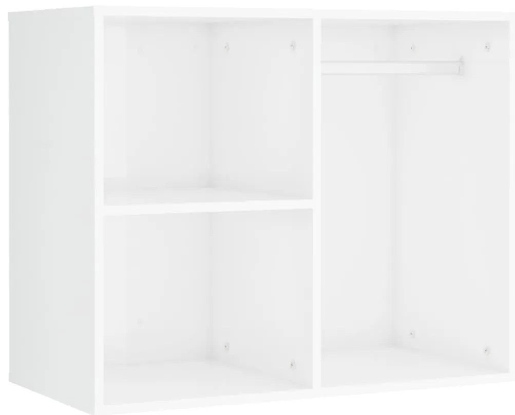 Conjunto toucador com LED madeira processada branco brilhante