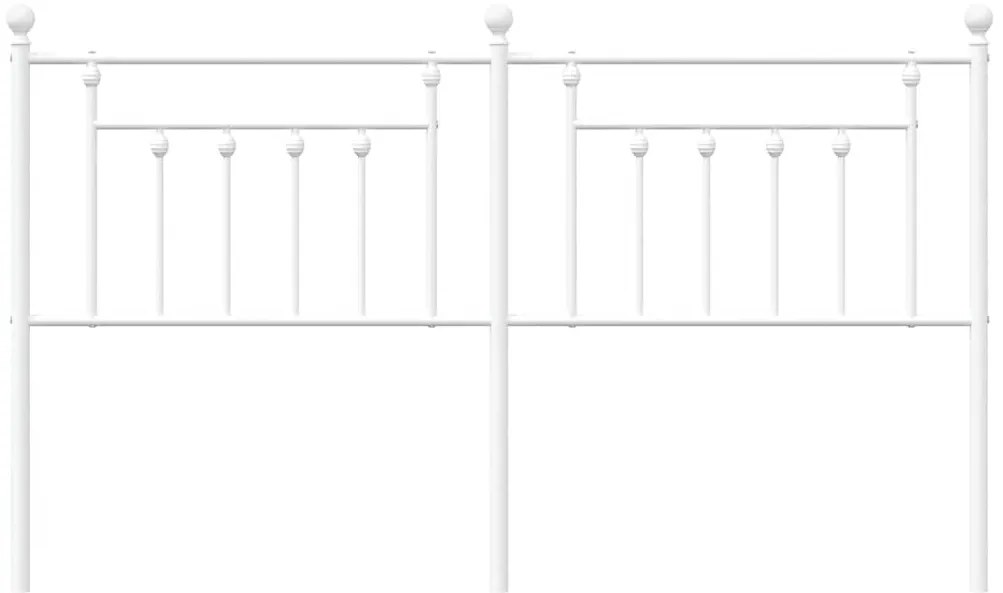 Cabeceira de cama 180 cm metal branco