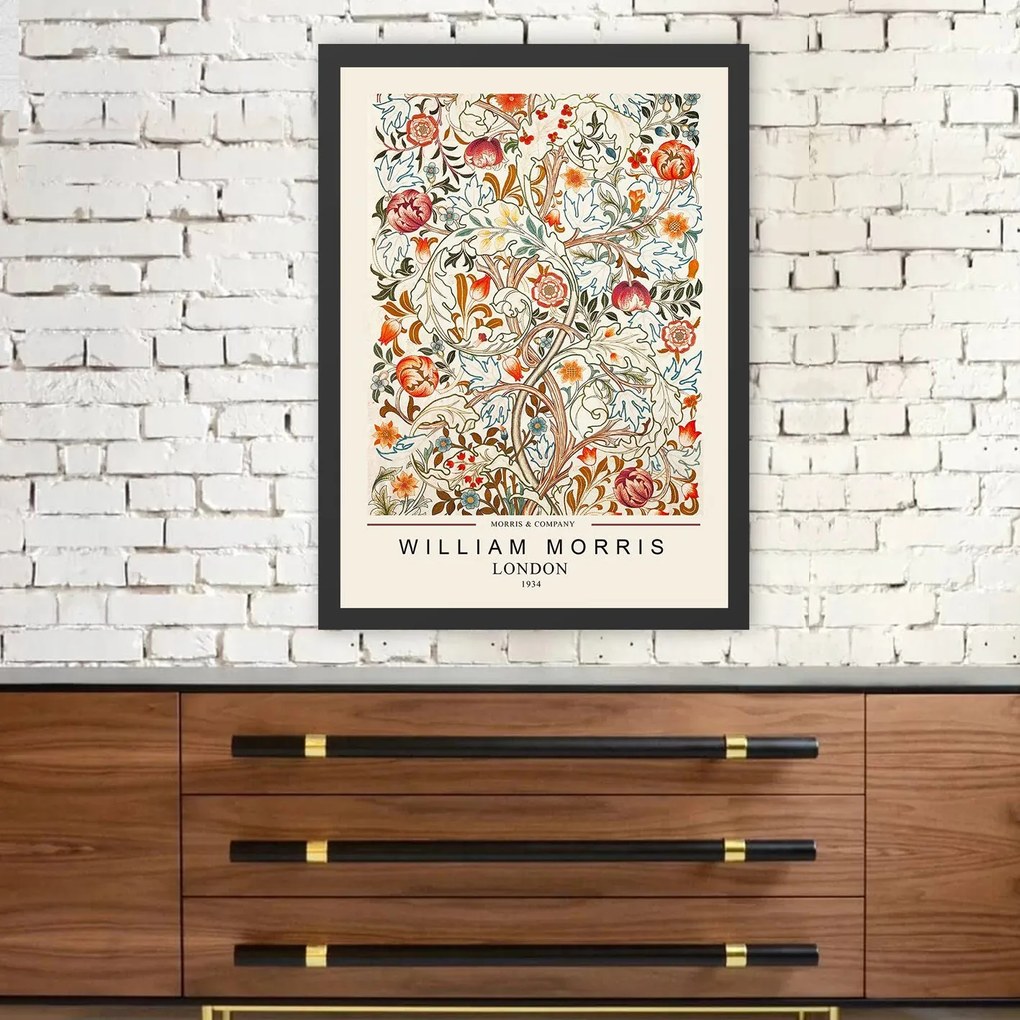 Quadro Decorativo com Moldura SC23868562-3545 – Multicolor – 35 x 45 c