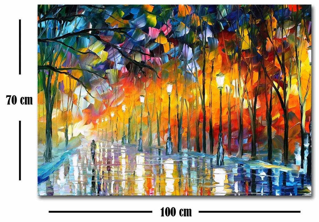Pintura Decorativa em Tela 70100FAMOUSART-026 – Multicolor – 70 x 100