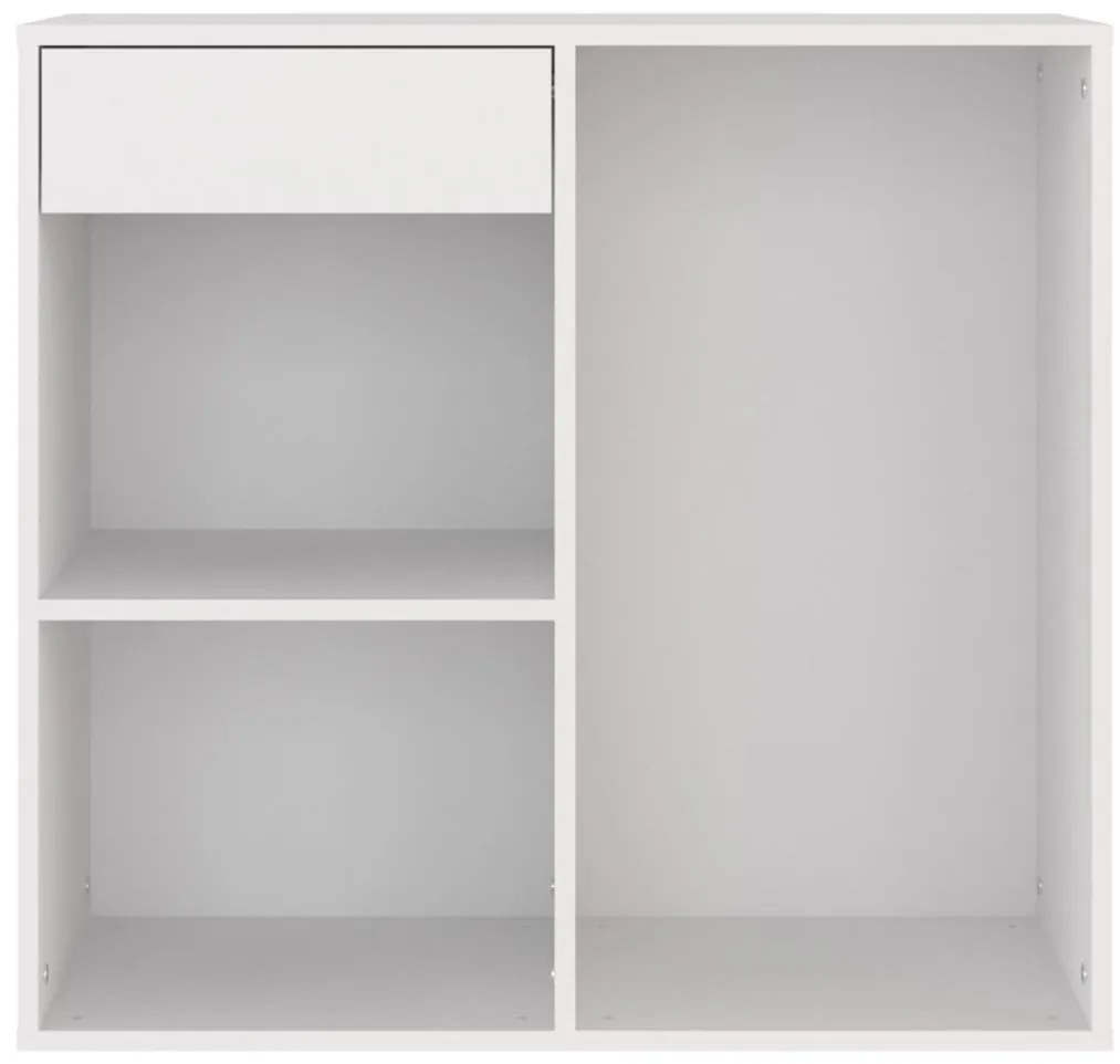 Armário de cosmética 80x40x75 cm derivados de madeira branco