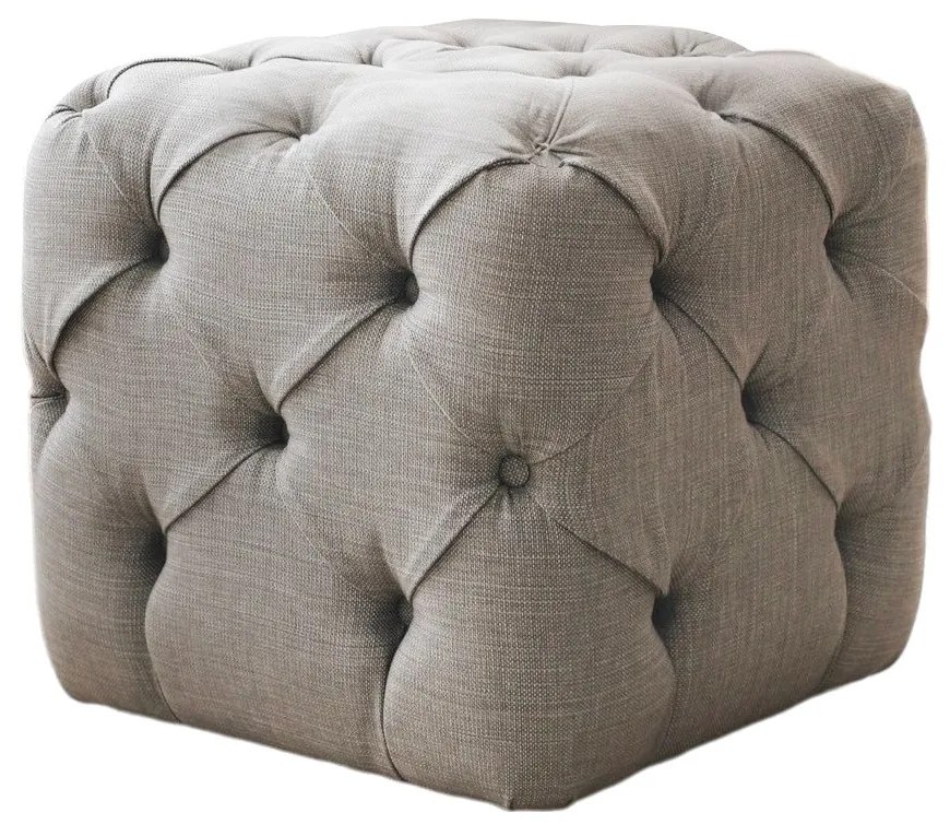 Pouffe Kup – Cinzento – 48x48x48 cm
