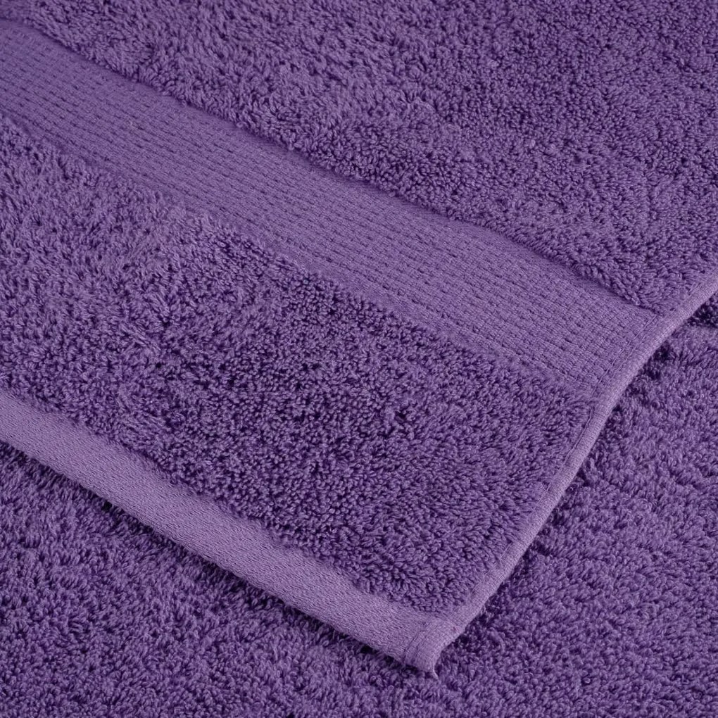 Toalhas de bidé premium SOLUND 4 pcs 30x50 cm 600 gsm roxo