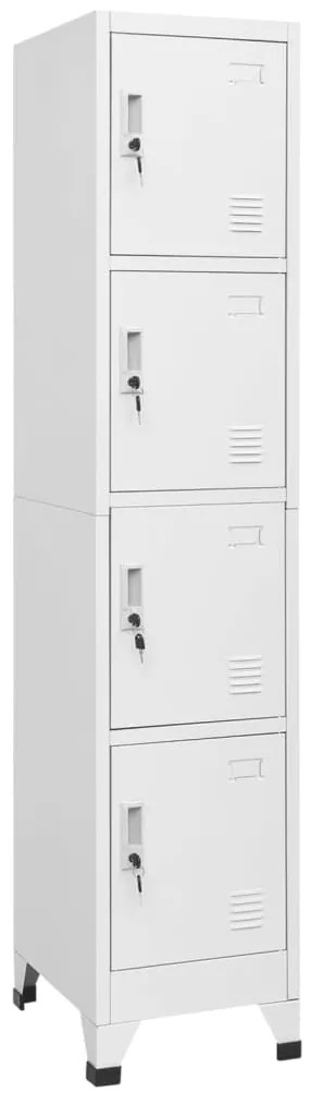 244475 vidaXL Cacifo com 4 compartimentos 38x45x180 cm